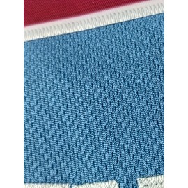 Men'S Moon Blue Baseball Shirt, Classic Letter Embroidery Design, Button Style Short Sleeved Breathable Shirt, Used for Training And Competitions