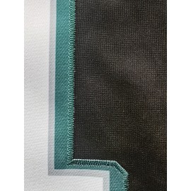 Men'S Black #62 Breathable Rugby Jersey, Sports V-Neck Short Sleeved Uniform for Training And Matches, Embroidered American Football Shirt