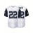 Men's White #22 American Football Jersey - Breathable Loose Fit V-Neck with Embroidered Lettering, All-Season Casual & Sports Wear, Machine Washable, Game Day Outfit, Sporty Style, Comfortable Material, Team Apparel, Team Players