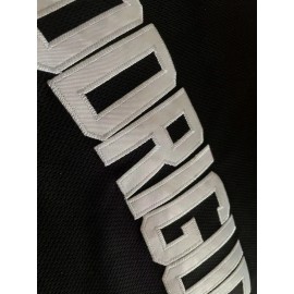 Men'S Black # 30 Baseball Shirt, Loose Embroidered Sports, Fashionable And Casual, Street Breathable