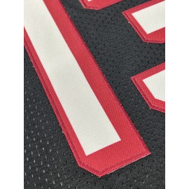 Men'S Black #13 American Football Jersey, Loose Fit, Embroidered, Breathable, for Sports, Fashion, Casual, Street, Adult, Male, Universal, Team Sport