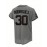 Men'S Gray # 30 Baseball Shirt with Loose Embroidery for Sports, Fashion, And Leisure, Breathable on The Street