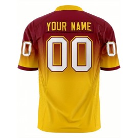 Customizable Plus Size Women'S Football Jersey - Personalized Name & Number, V-Neck Short Sleeve, Black & Neon Green with White Stripes & Logo, Breathable Summer Sports Training Uniform for Outdoor Competition