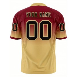 Customizable Plus Size Women'S Football Jersey - Personalized Name & Number, V-Neck Short Sleeve, Black & Neon Green with White Stripes & Logo, Breathable Summer Sports Training Uniform for Outdoor Competition